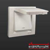 کلید یک پل بارانی توکار | مدل آسا دلند (IP44)