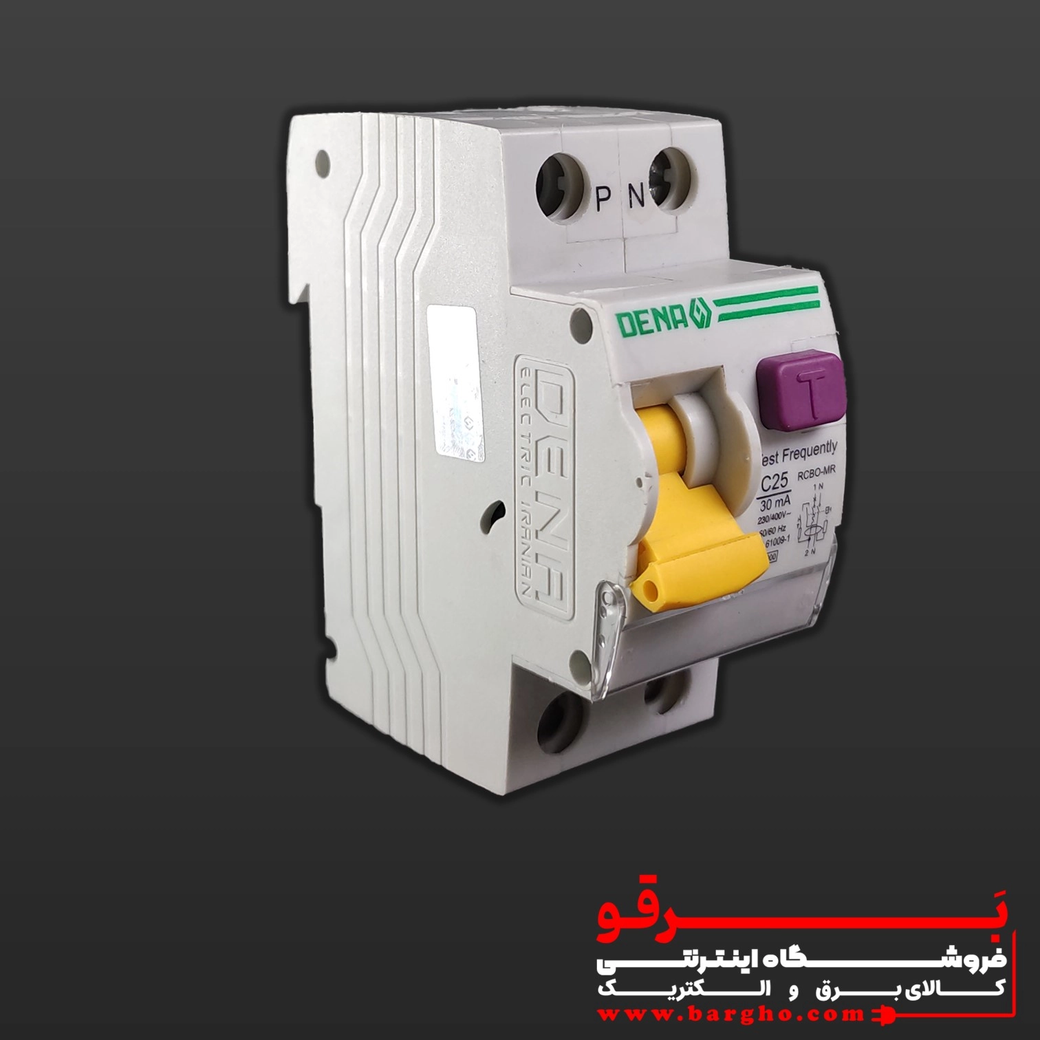 فیوز محافظ جان ترکیبی 25 آمپر (RCBO-MR)  | دنا الکتریک | مگنتیک