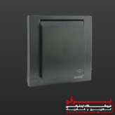 کلید کراکس (صلیبی) بارانی توکار | مدل آسا دلند (IP44) | سیاه