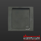 کلید کراکس (صلیبی) بارانی توکار | مدل آسا دلند (IP44) | سیاه